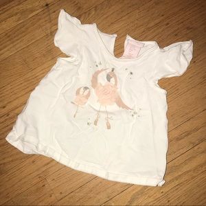 5/$15🌷 Flamingo Ballerina Top